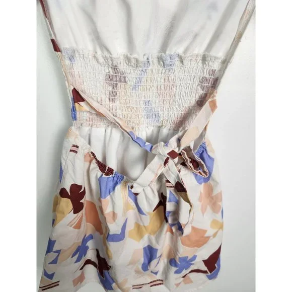 PEPPERMAYO Women's Sz. 4/1 Lani Linen Mini Dress – Abstract Resort - Picture 9 of 9